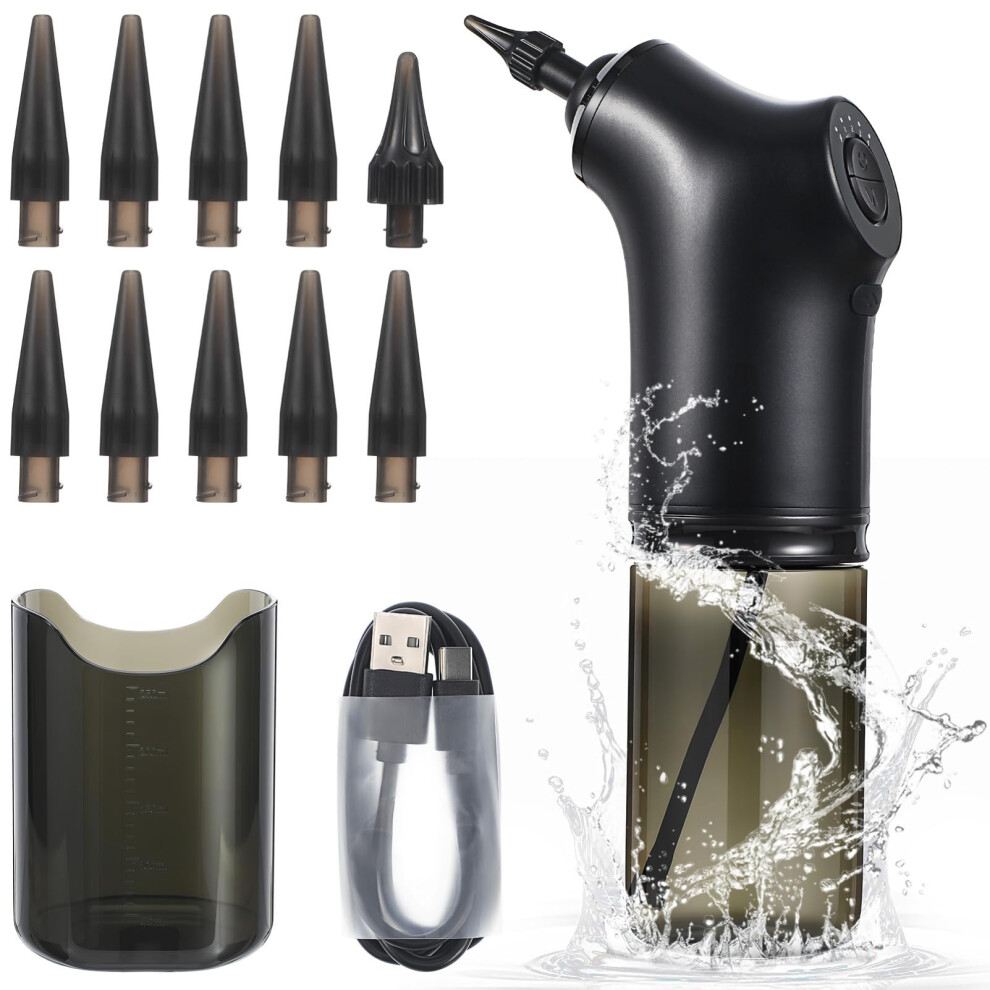 Ear Wax Removal Tool Kit with Rechargeable Electric Ear Cleaner and WaterAssisted Cleaning
