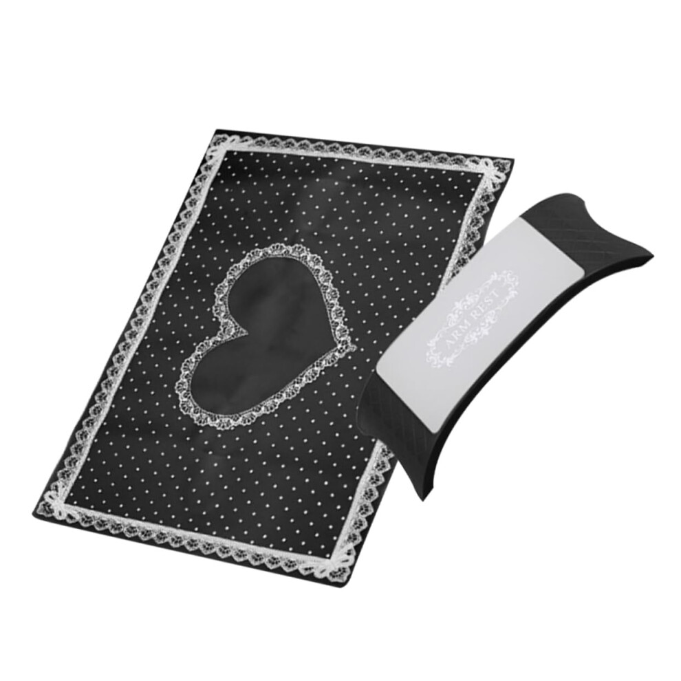 Manicure Hand Rest Silicone Mat Foldable Nail Art Hand Pillow Pad Washable NonSlip for Salon