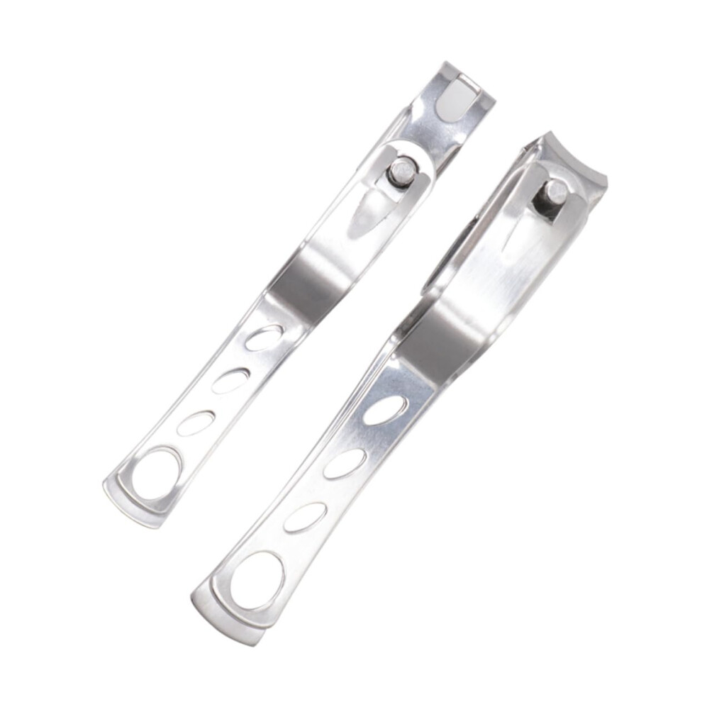 Professional Stainless Steel Nail Clipper Set 4pcs Ergonomic Grip Travel Manicure Pedicure Kit