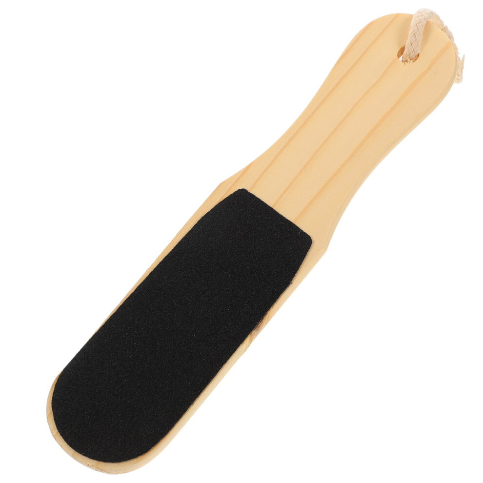Foot File Callus Remover with DualSided Abrasion Wooden Handle Pedicure Rasp for Dead Skin