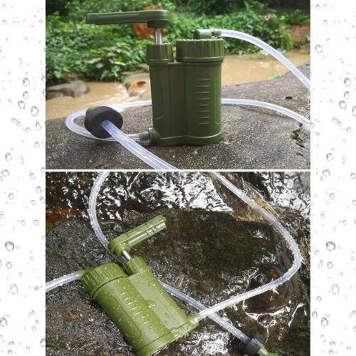 Portable Purifier Filter Lightweight Compact Outdoor Drinking Water Purification System For Camping Hiking Backpacking 2