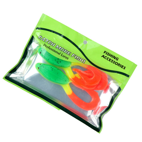 2PCS Soft Silicone Fishing Lures Artificial Swimbait-Type E