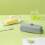 Ceramic Butter Dish with Lid and Spoon for Countertop Storage and Elegant Kitchen Use 3