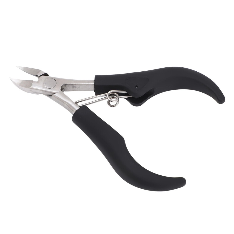 Stainless Steel Cuticle Nipper with Ergonomic Grip for Precise Nail and Ingrown Toenail Trimming