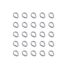 25 stuks peervorm solide visringen vissen split link vis lokt-XS