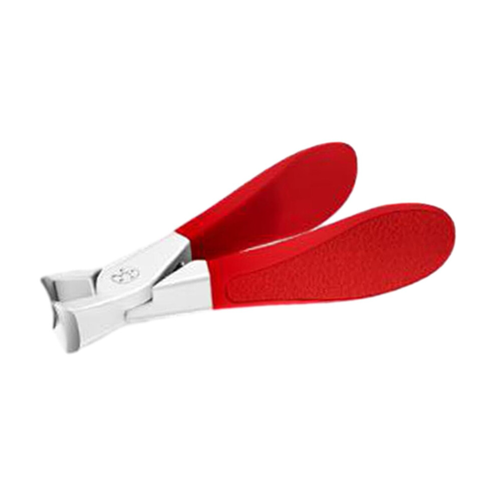 Red Toenail Clippers For Thick Nails, Stainless Steel Wide Jaw With NonâSlip Grip,
