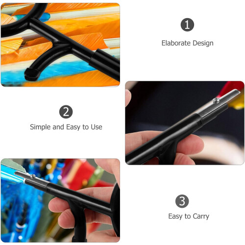 Fletch Remover Tool Plastic Archery Scraper For Carbon Arrows Without Shaft Damage Easy Glue Removal 1