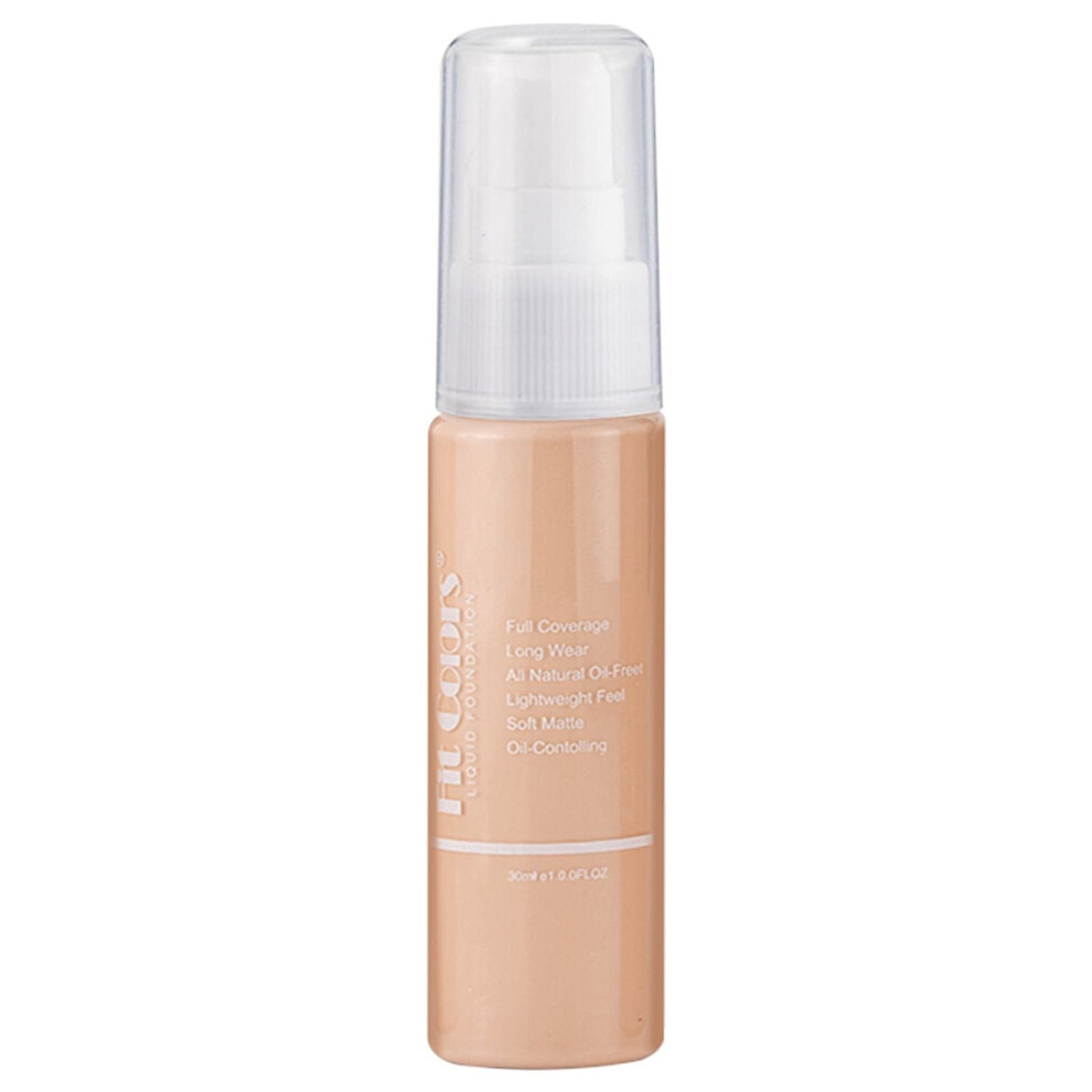 Black Liquid Foundation Full Coverage Waterproof 24H Longwear Poreblurring Makeup For Women
