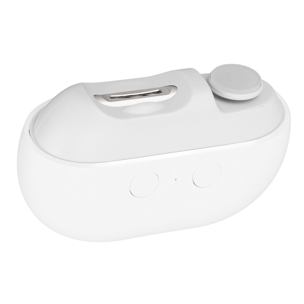 Light/White Electric Nail Clipper With Safe Automatic Nail Trimmer For Elderly, Rechargeable