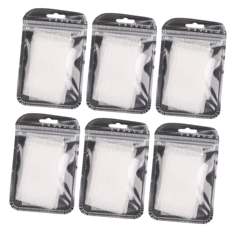 White Nail Extension Kit With 60Pcs Lightweight Fiberglass Sheets For Salon And Home Manicure