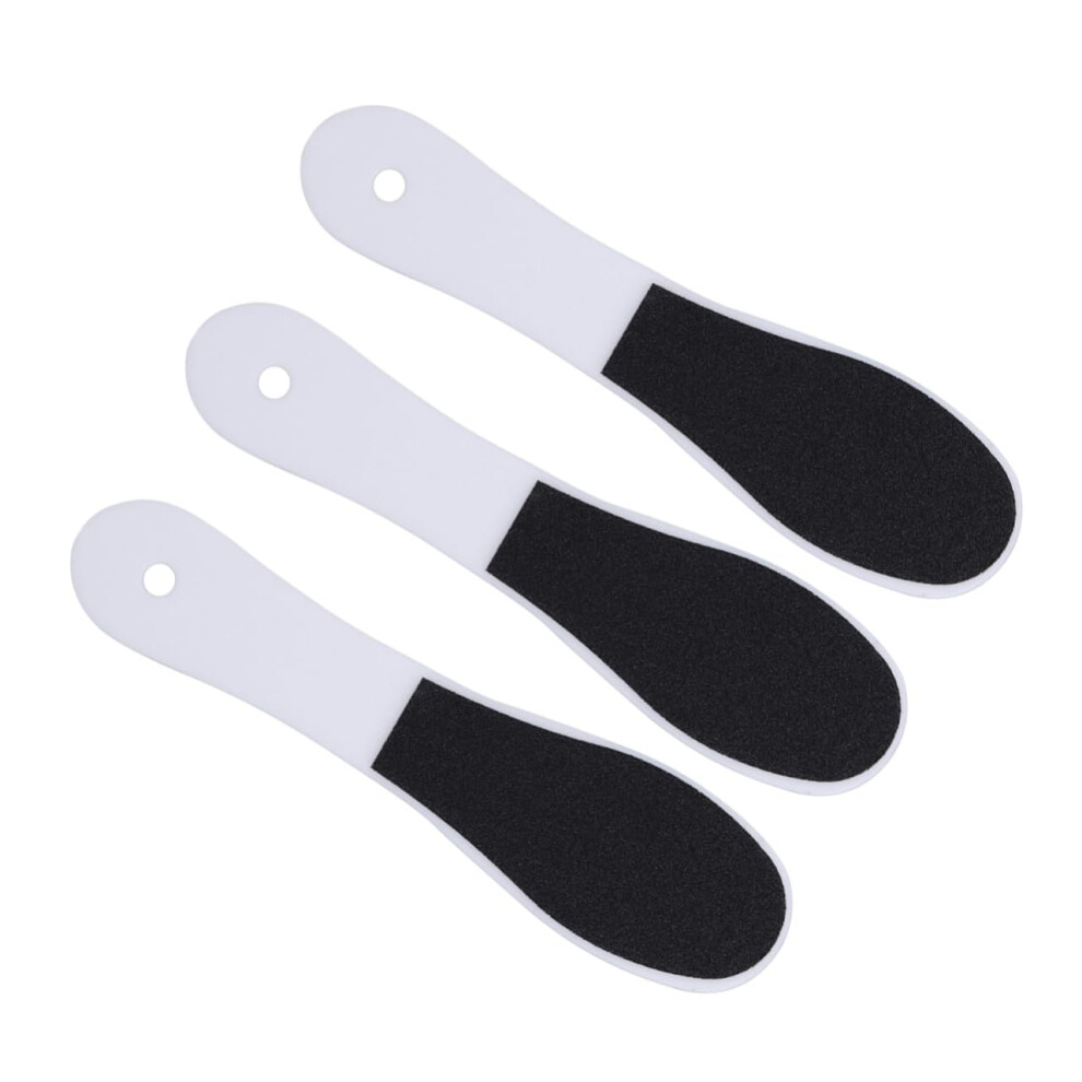 3pcs DoubleSided Foot File Callus Remover for Pedicure with Ergonomic Handle Grip