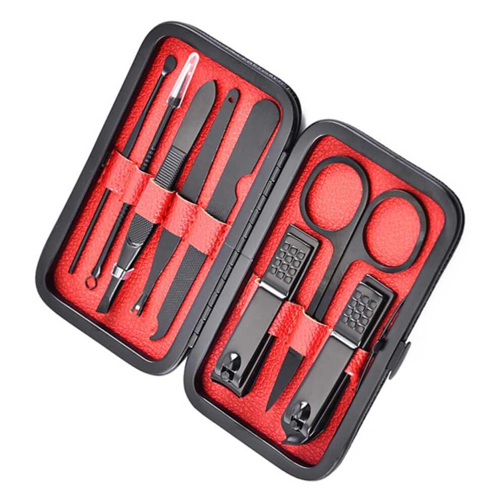 Stainless Steel Nail Clipper Set with Ergonomic Comfort Grip for Manicure and Pedicure Travel