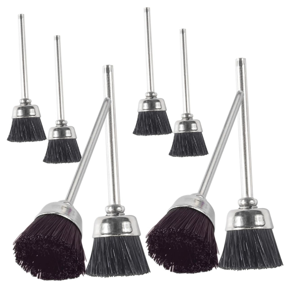 8pcs Professional Nail Drill Bit Cleaning Brush for Effective Dust Removal and Manicure Tool Care