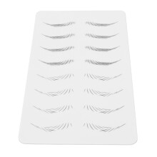 Microblading Übungshaut ohne Tinte | Silikon, 265x145mm, Einfach für Anfänger