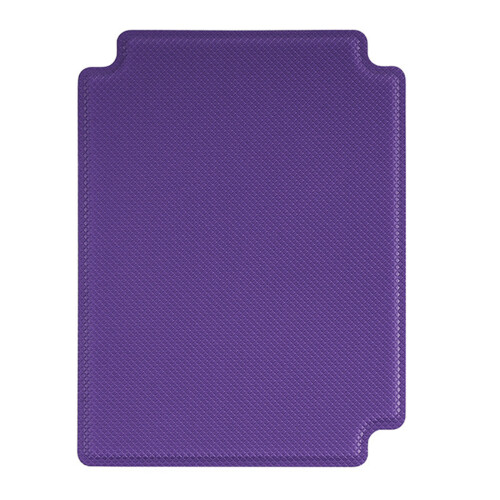 Elegant PU Leather Card Baffles Checkered Adjustable-Purple