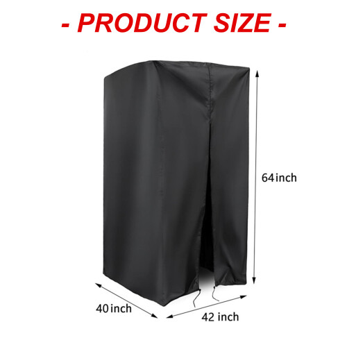 Folding Workout Cover With Adjustable Drawstring Sports-420D 2