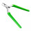 Cuticle Nipper with Ergonomic AntiSlip Grip, Precision Curved Blade, Green, 4 Pack 1