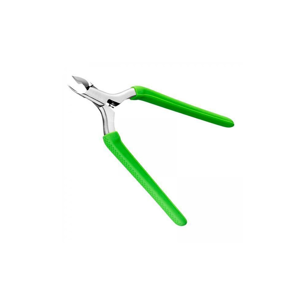 Green Cuticle Nipper With Ergonomic Antislip Grip, Precision Curved Blade, 4 Pack