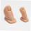 2Pcs Silicone Practice Toes for Nail Training with Realistic Texture and Durable Shape Retaining Design 4