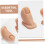 2Pcs Silicone Practice Toes for Nail Training with Realistic Texture and Durable Shape Retaining Design 3