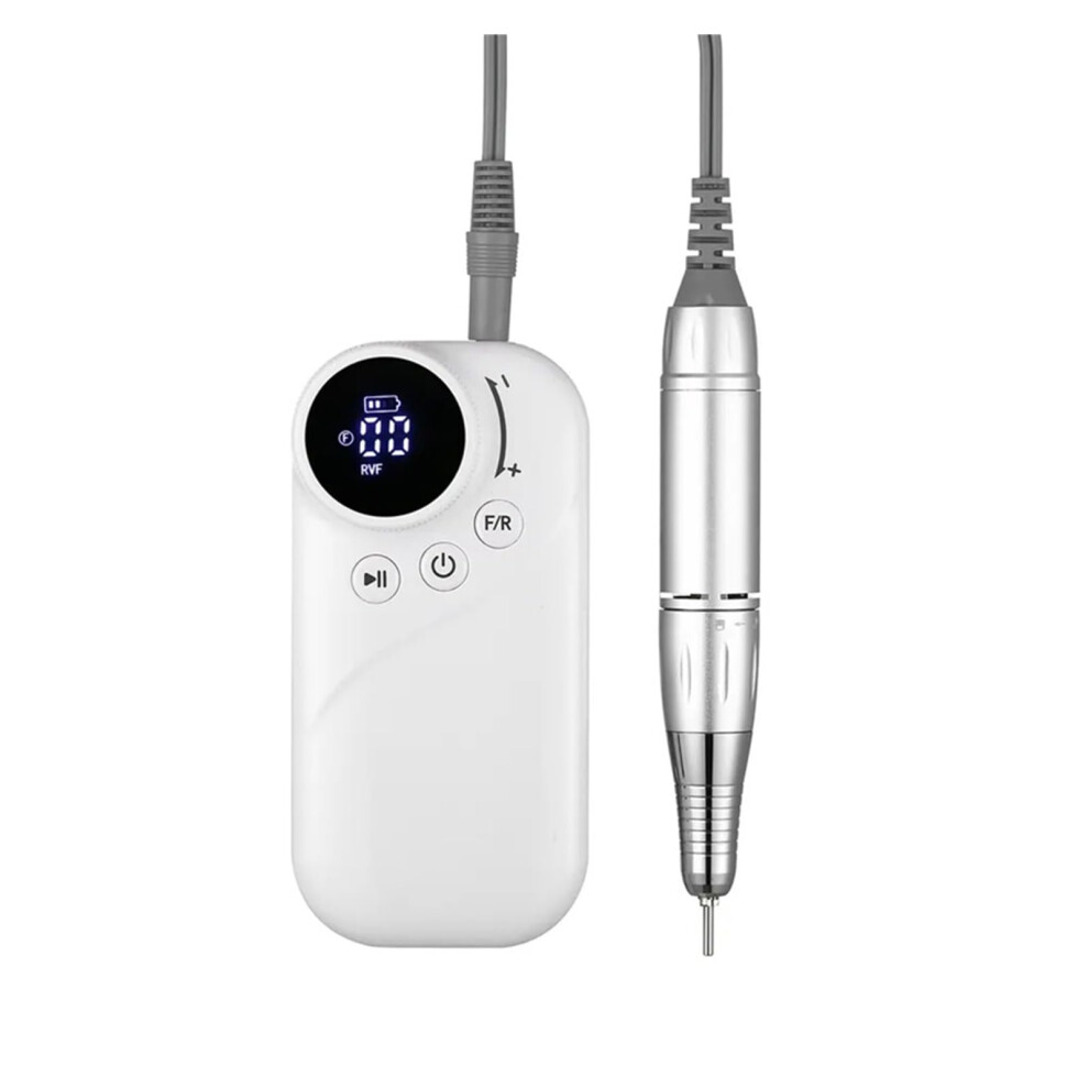 Electric Nail Drill Professional 35000RPM Brushless Rechargeable Low Noise for Acrylic Nails