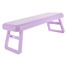 Nail Arm Rest Pillow with Ergonomic Wrist Support, Foldable Purple Manicure Hand Cushion for Salon and Home