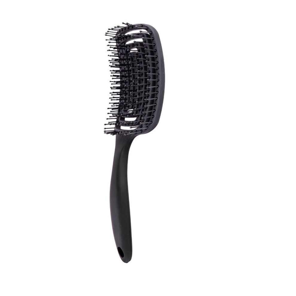 Unisex Detangling Brush For Wet And Dry Hair With Fast Blow Drying Hollow Design And Non Slip Grip (01)