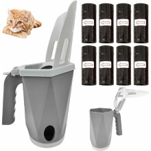 Pet Clean-Up Kit, Strong Garbage Bags With Easy Open Design And Embossed Texture Ensure Quick Disposal, Ideal For Efficient Litter Management