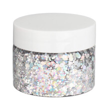 Holographic Body Glitter Waterproof Liquid Sequins Gel Face And Hair Makeup With Safe Ingredients, Long Lasting Shimmer For Music Festival Halloween