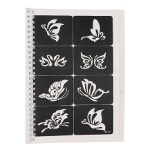 Stencils de tatouage réutilisables et portables au design 97 - Parfaits pour toutes les occasions