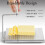 Stainless Steel Cheese Slicer with Board, 5 Replacement Wires, Precise Thickness Control 2