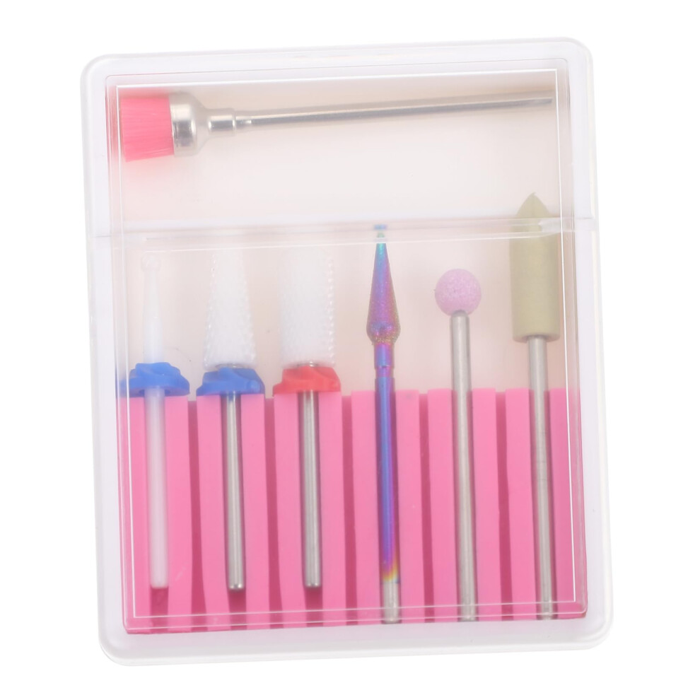 Tungsten Steel Nail Drill Bit Set for Manicure and Acrylic Nails with Precise Abrasive Surface