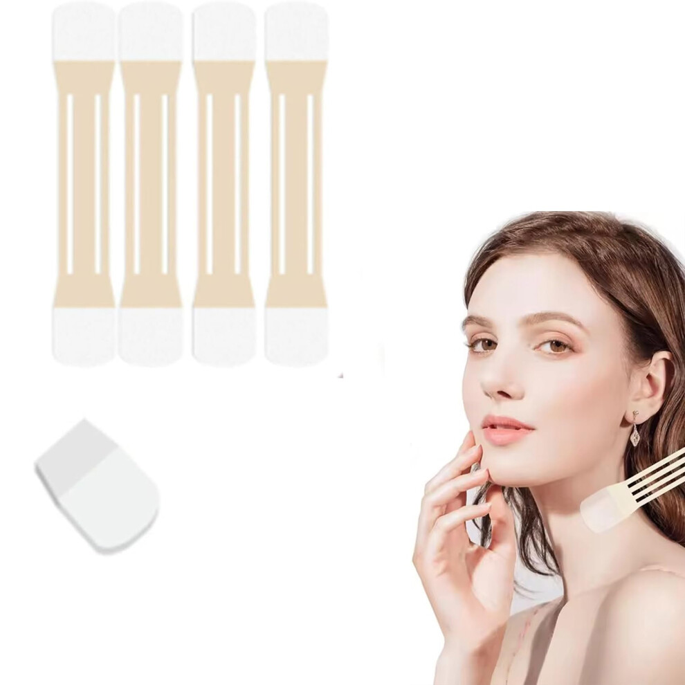 Neck Lift Tape 20PCS Invisible Waterproof Instant Neck and Jawline Lifting Strips for Sagging Skin