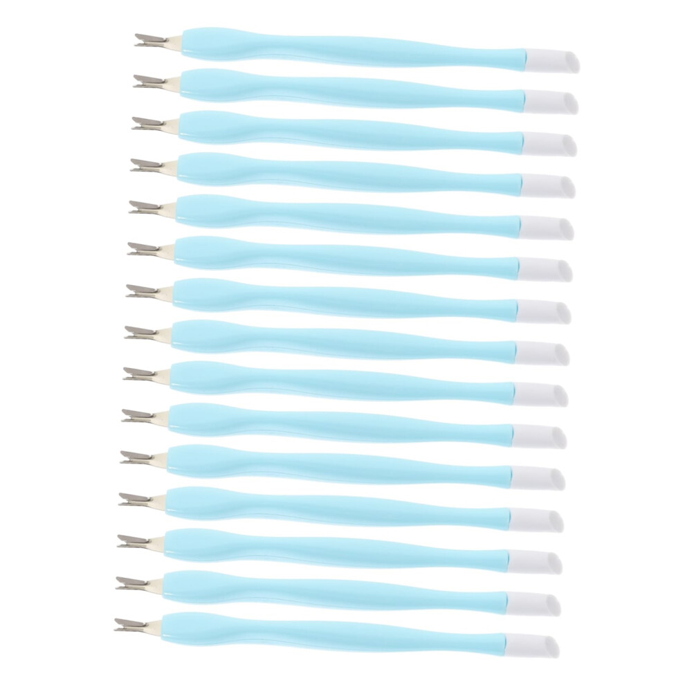Cuticle Remover Stainless Steel Manicure Tools Set 15pcs for Precision Nail and Cuticle Care
