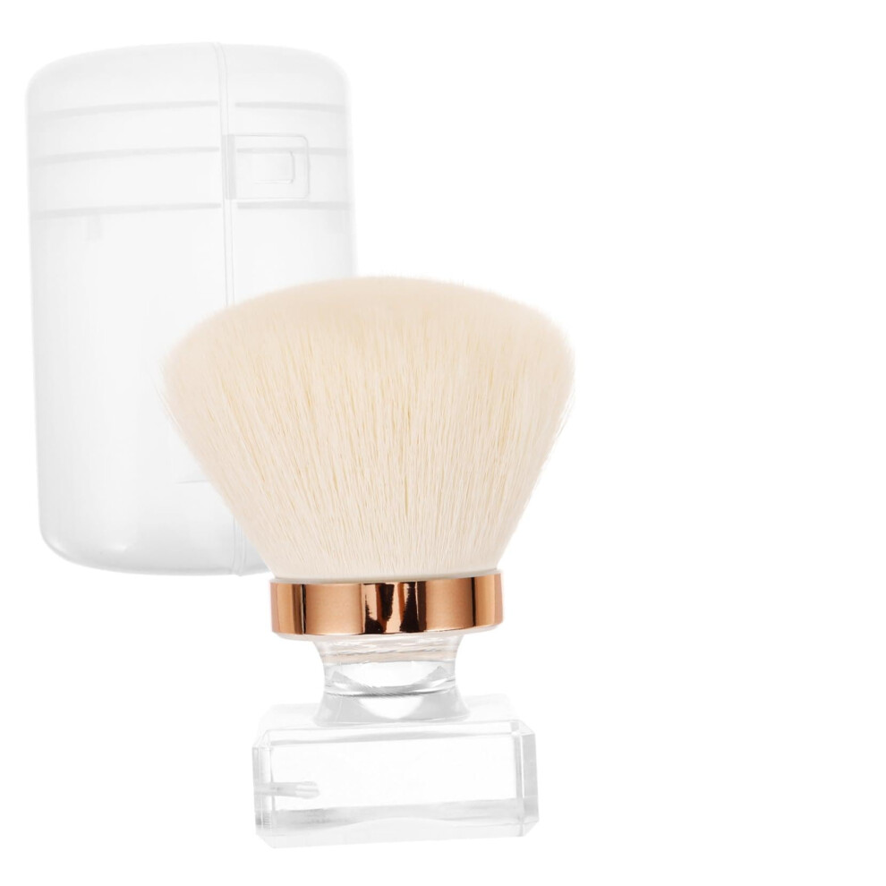 HAPINARY Ergonomic Nail Cleaning Brush with Comfort Grip, Compact Nail Dust Brush for Manicure and Art