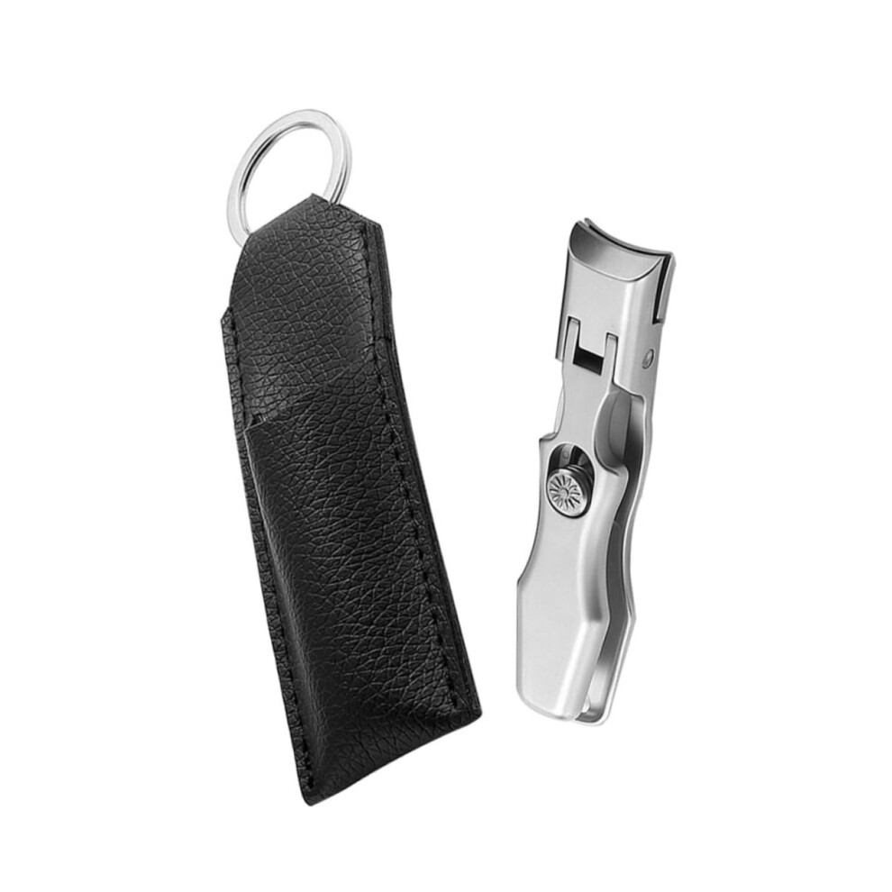 Stainless Steel Folding Nail Clippers for Thick Nails with Ergonomic Grip and SelfLocking Design