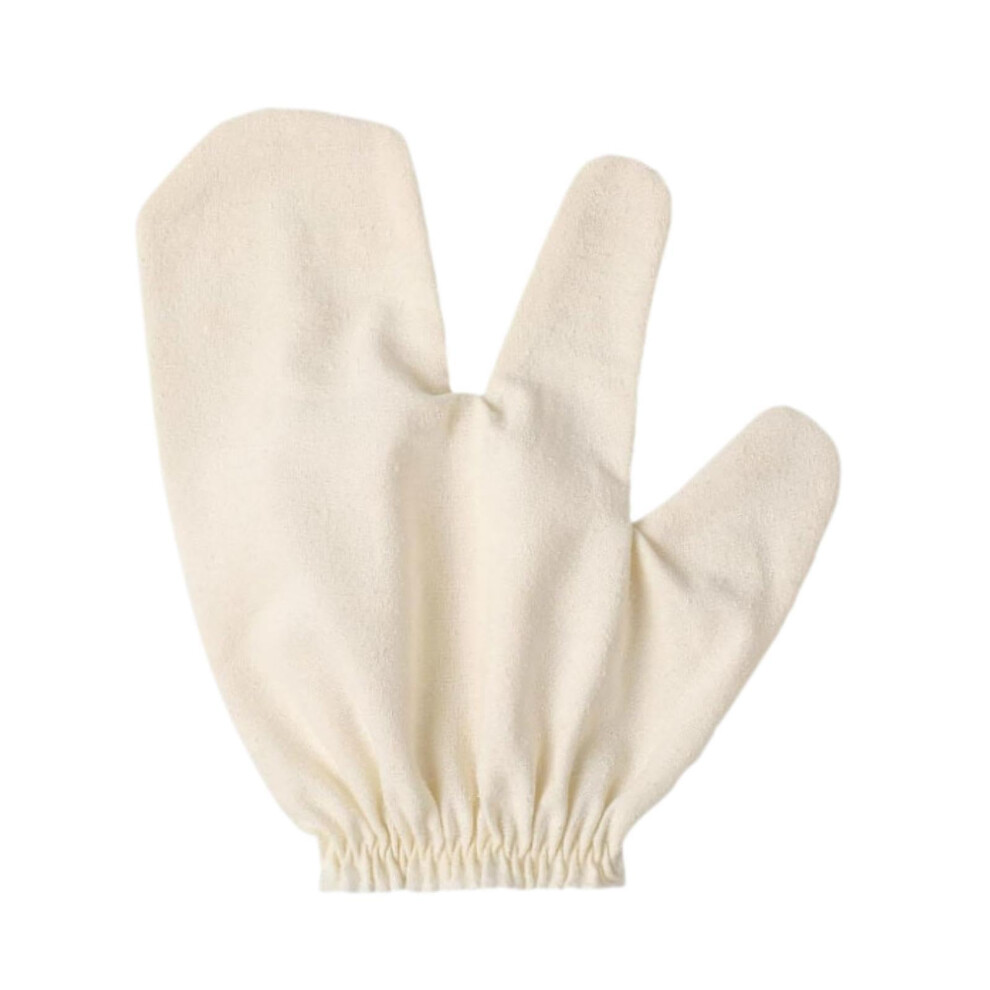Bath Exfoliating Glove with Secure Elastic Wristband, Soft Silk Body Scrubber for Full Body