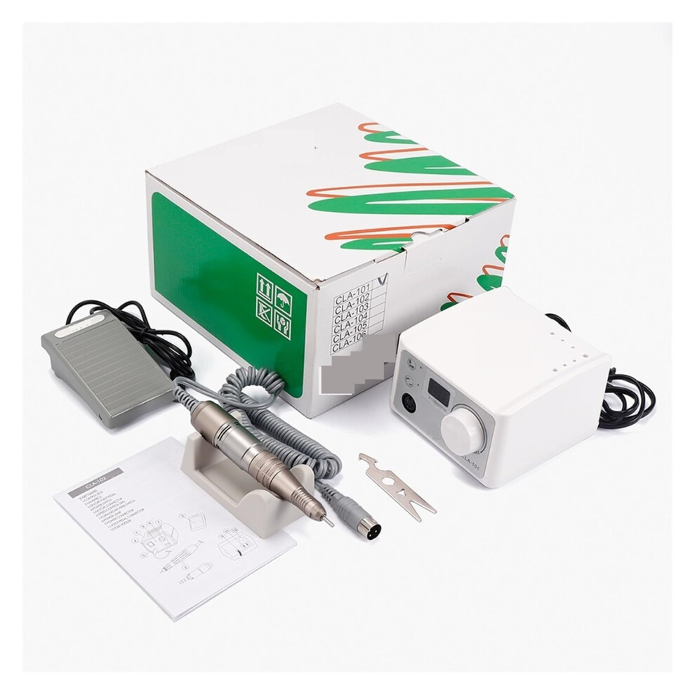Light Electric Nail Drill 35000Rpm Professional Manicure Set With Lcd Display And Foot Pedal For Acrylic Gel
