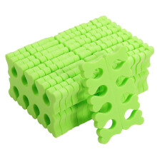 100 Pairs Disposable Heart Shaped Toe Separators Soft Sponge Pedicure Spacers for Smudge Nails