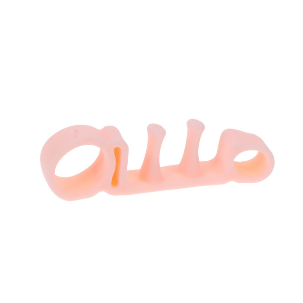 Toe Separators and Toe Corrector Pads for Overlapping Toes, Washable Gel Hallux Valgus Straightener