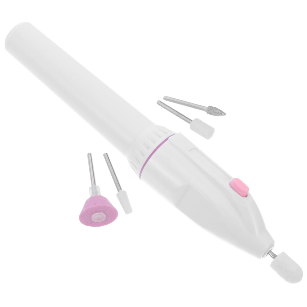Electric Nail Polisher and File with Low Noise Compact Design for Home Salon Manicure Use