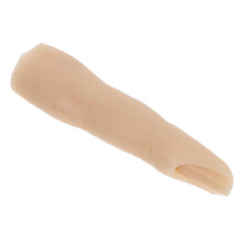 Nail Practice Finger with Realistic Silicone Texture, Bendable Fake Finger for Nail Art Training and Jewelry Display