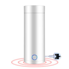 230V Portable Electric Kettle 400ML Stainless Steel White Travel Kettle For Tea Coffee Baby Milk 5Minute Boil