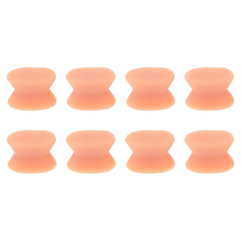 8pcs Silicone Toe Separator Bunion Corrector for Hallux Valgus Relief and Overlapping Toe Alignment