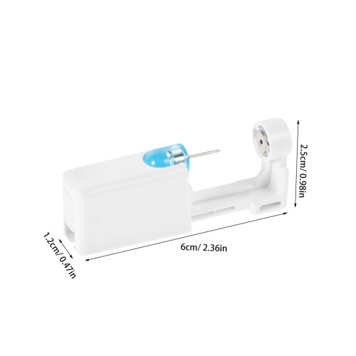 Disposable Automatic Ear Piercing Kit with Stainless Steel Studs for Kids and BeginnerFriendly Use 1