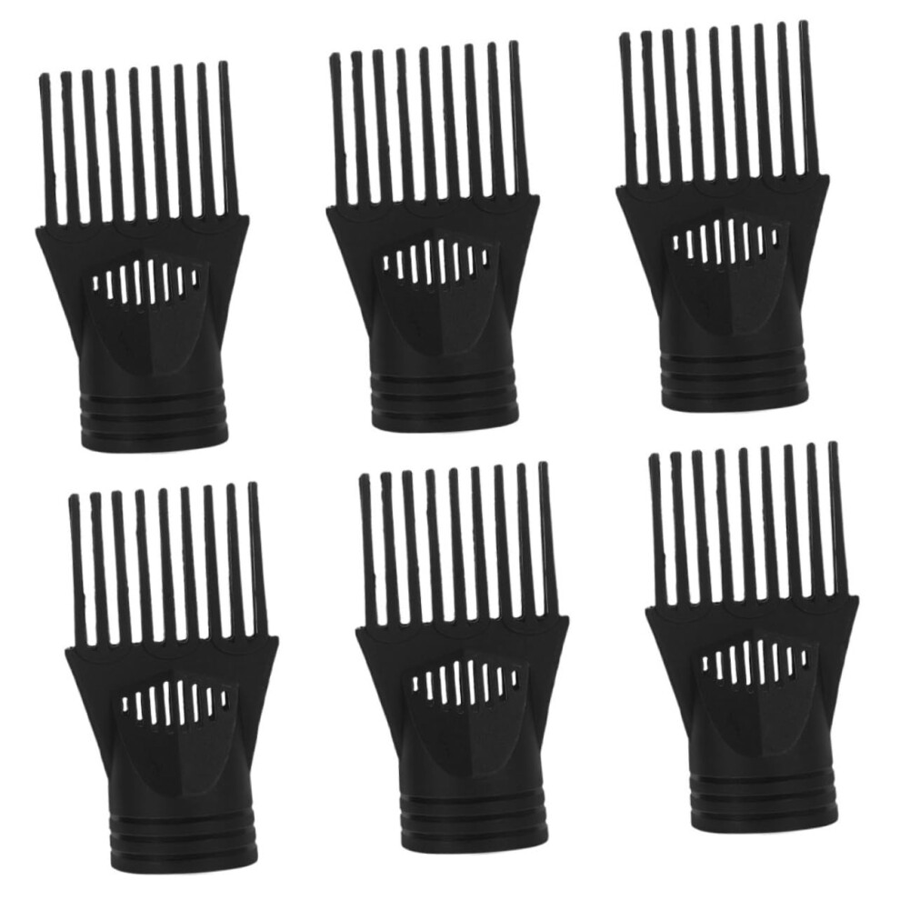 6pcs Hair Dryer Nozzle and Blow Dryer Comb Attachment Universal Fit for Salon and Home Styling