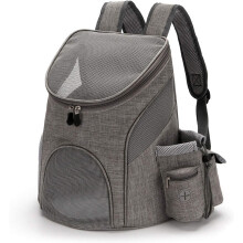 Pet Backpack Carrier, Breathable Mesh Windows For Enhanced Ventilation, Adjustable Straps, Durable Transportation Ideal For Cats And Small To Medium B