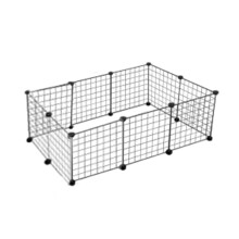 Parc à animaux multiples avec solutions personnalisées, panneaux de cage à grille pour cochons d'Inde, cage pliable à monter soi-même pour