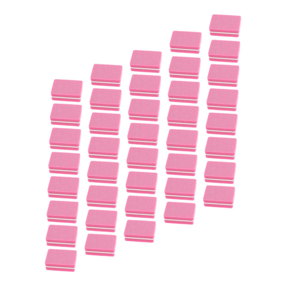 100pcs Mini Nail Buffer Blocks and EVA Nail Files for Manicure Pedicure Salon or Travel Use