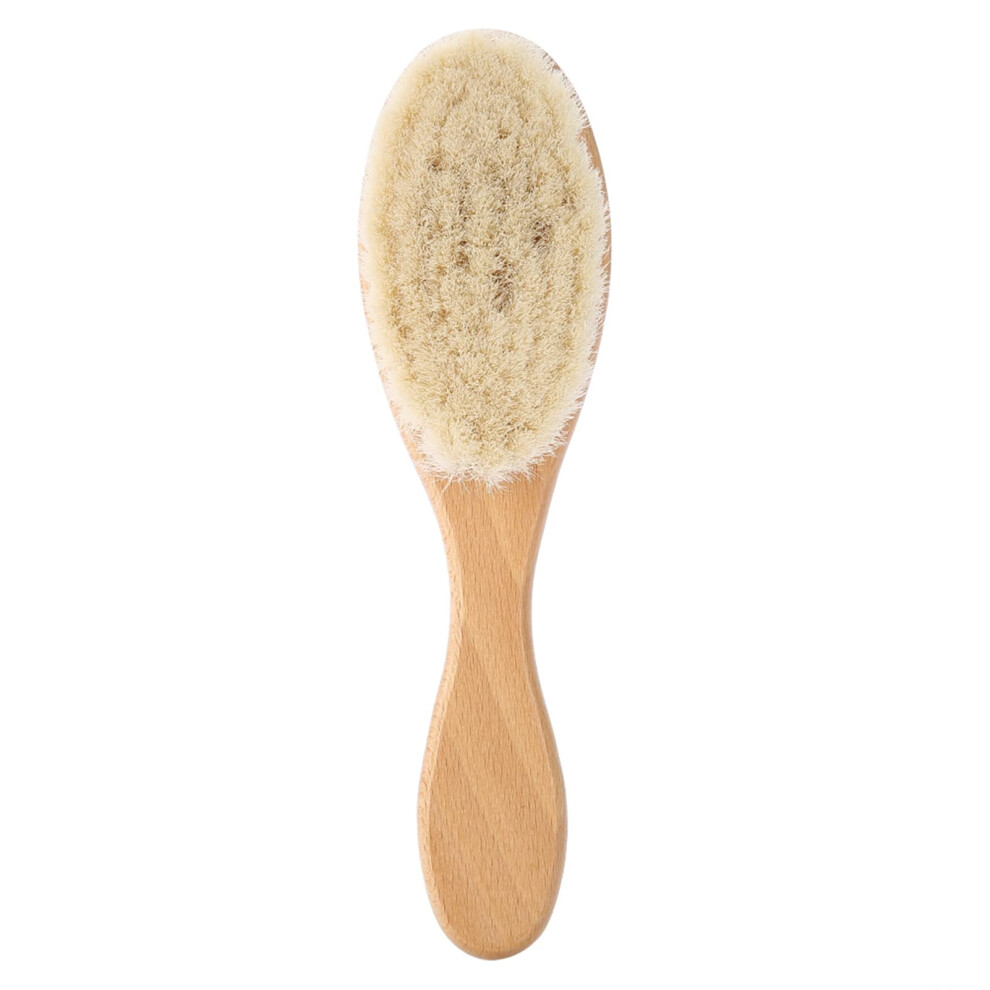 Boar Bristle Hair Brush with Soft Goat Hair, Gentle Natural Bristles for Fine Hair and Sensitive Scalp